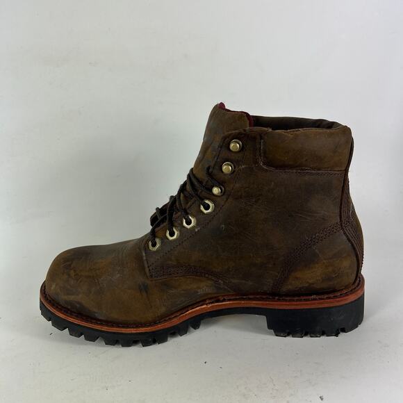 Chippewa LLBean Katahdin Iron Works men’s size 8 brown waterproof leather boots - Picture 6 of 11